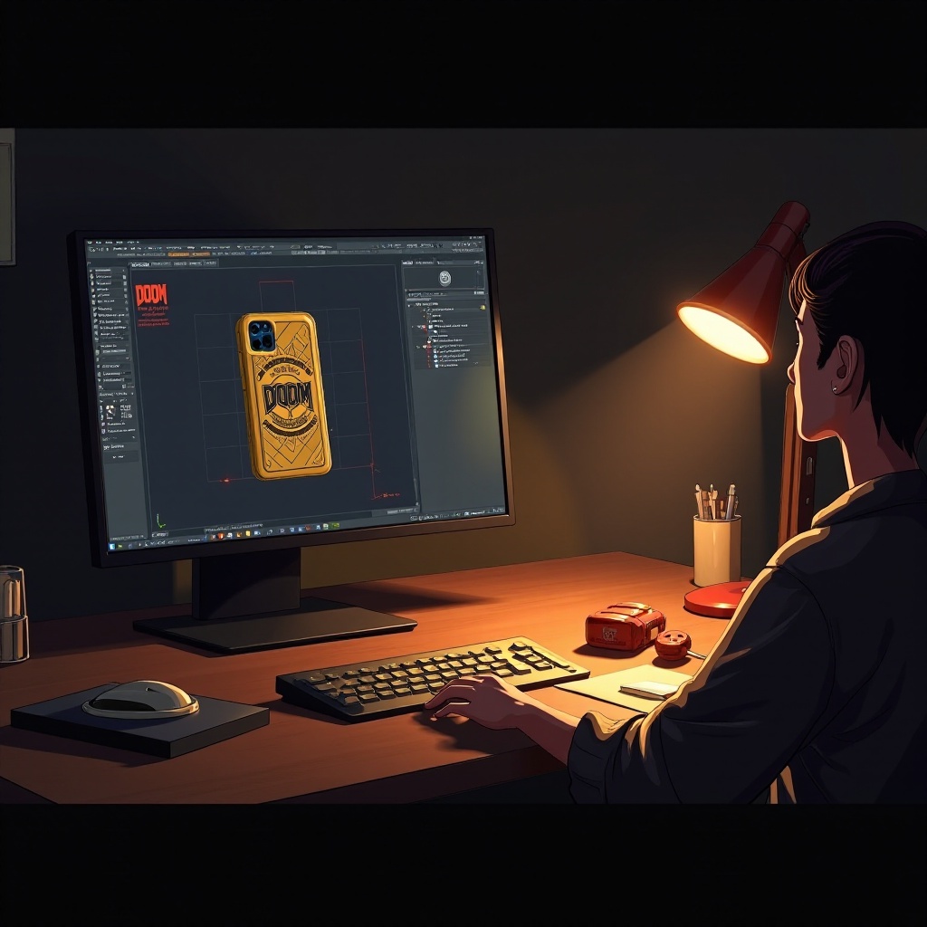 毀滅電話殼3D模型