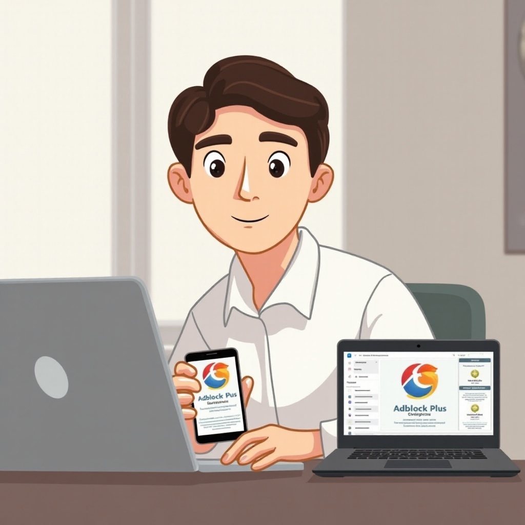 我可以將我的Adblock Plus分享給智能手機嗎